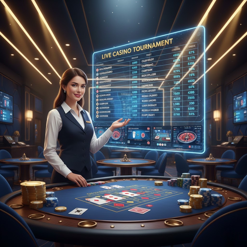 Turnamen live casino online dengan dealer profesional
